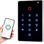 sistema de control de acceso a puerta de retroiluminación